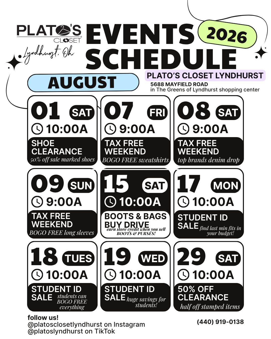 Shop first day styles at Plato's Closet Lyndhurst
