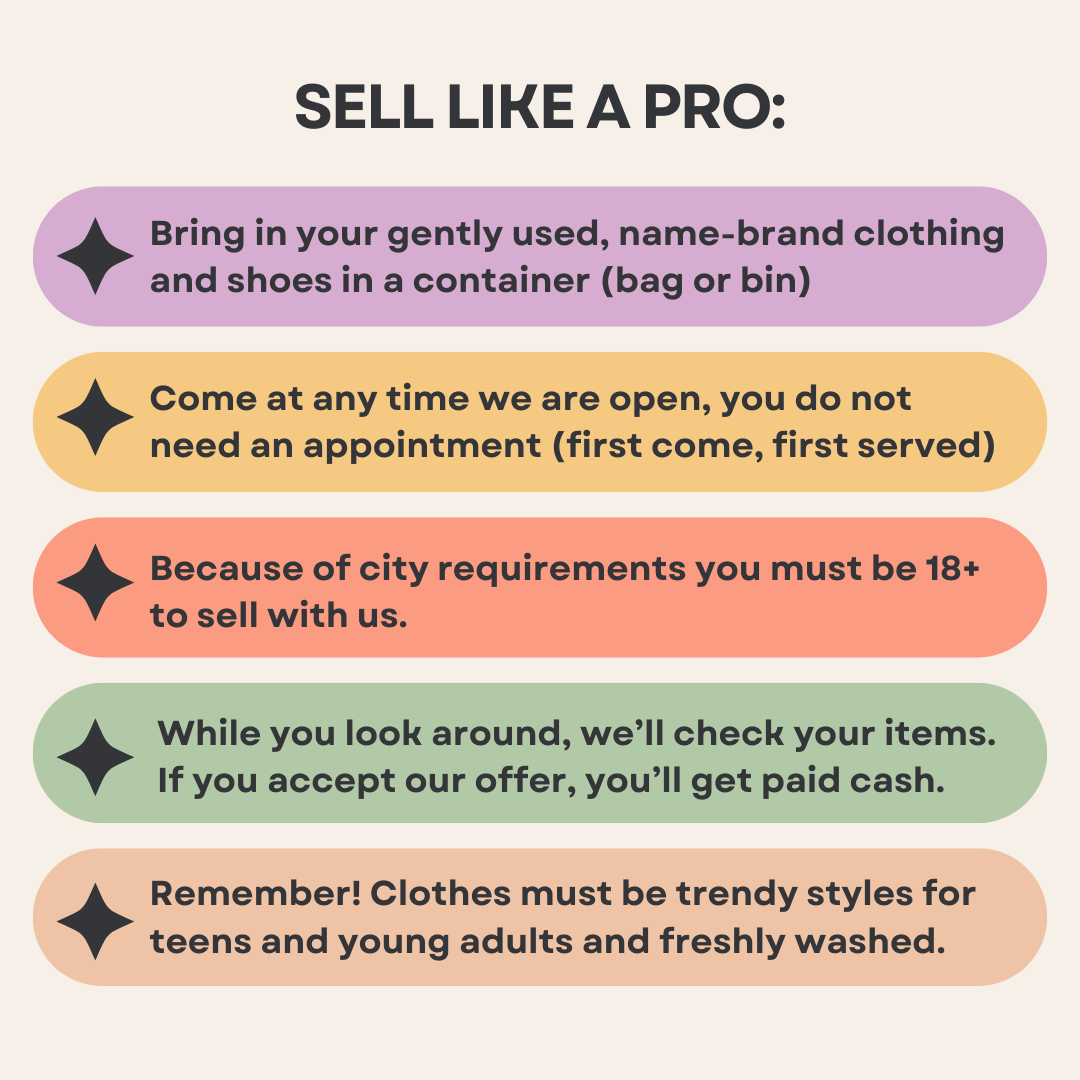 sell your clothes