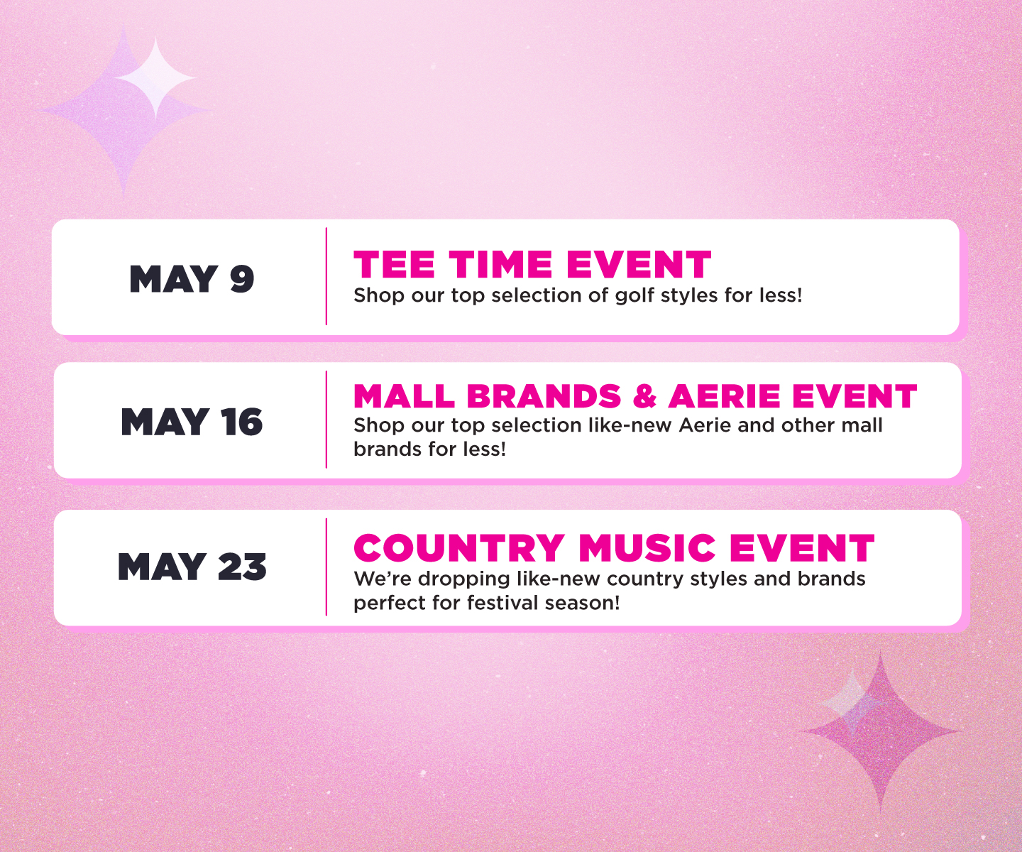 May Events