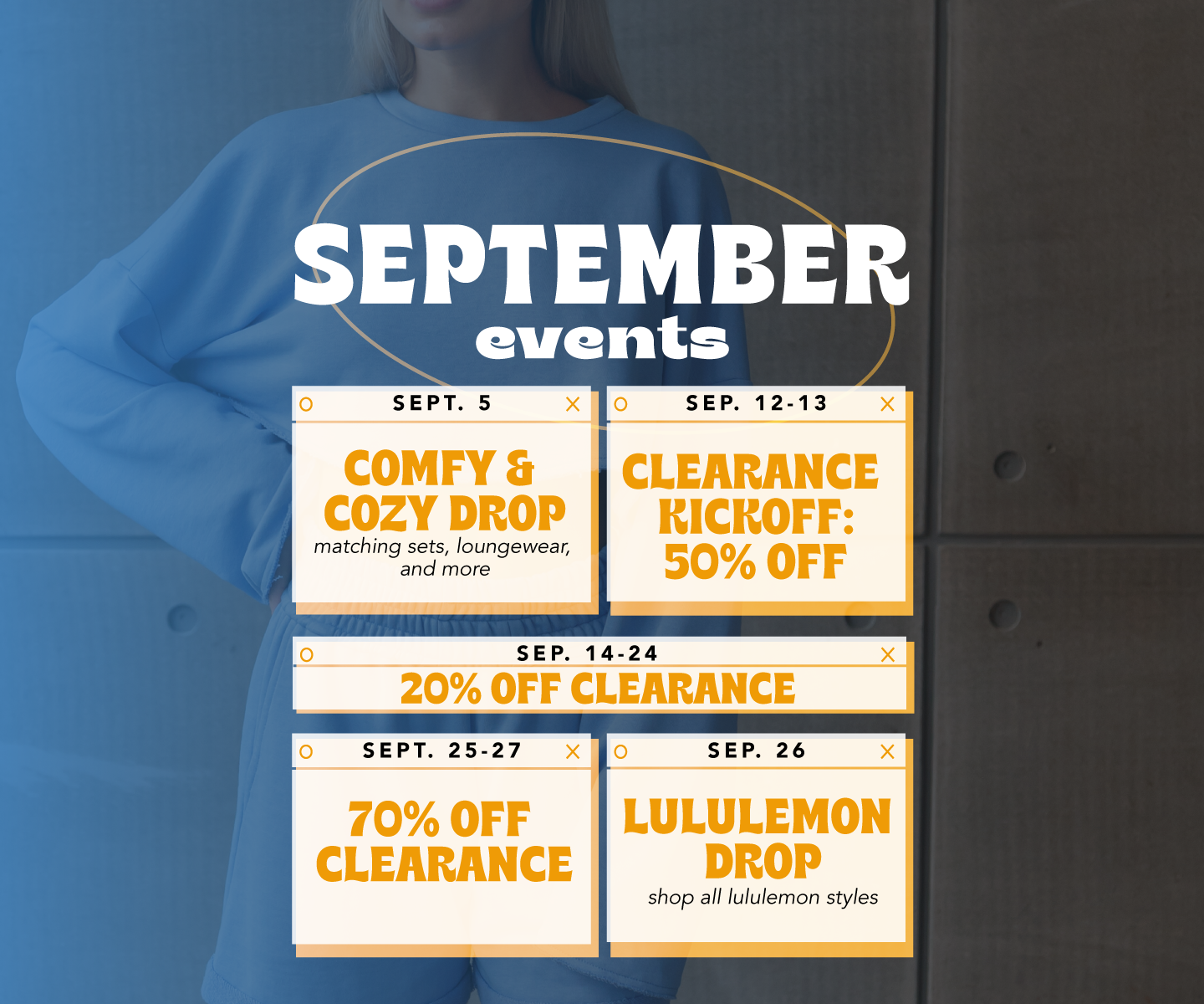 Don't miss our monthly events!
