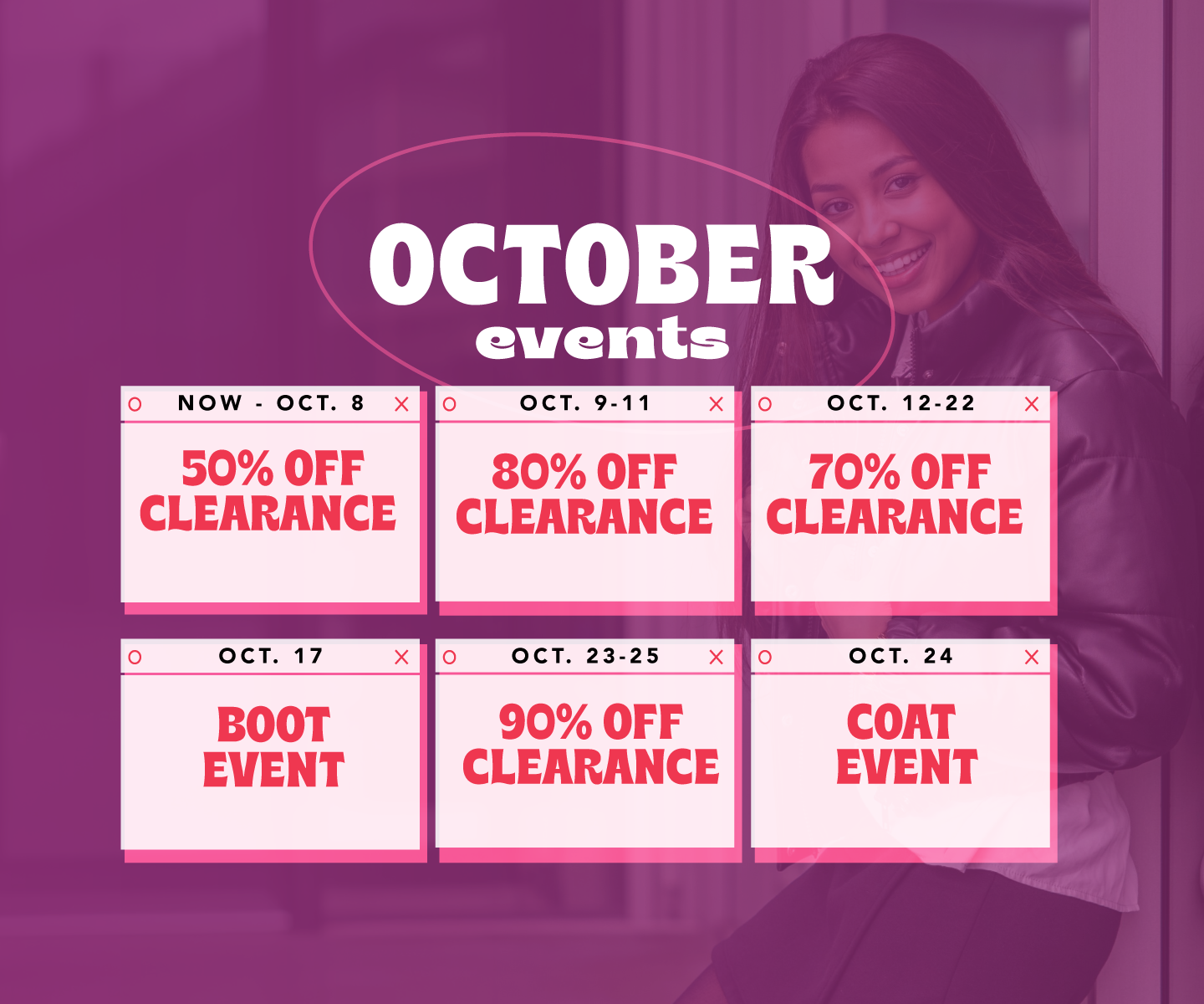 Don't miss our monthly events!