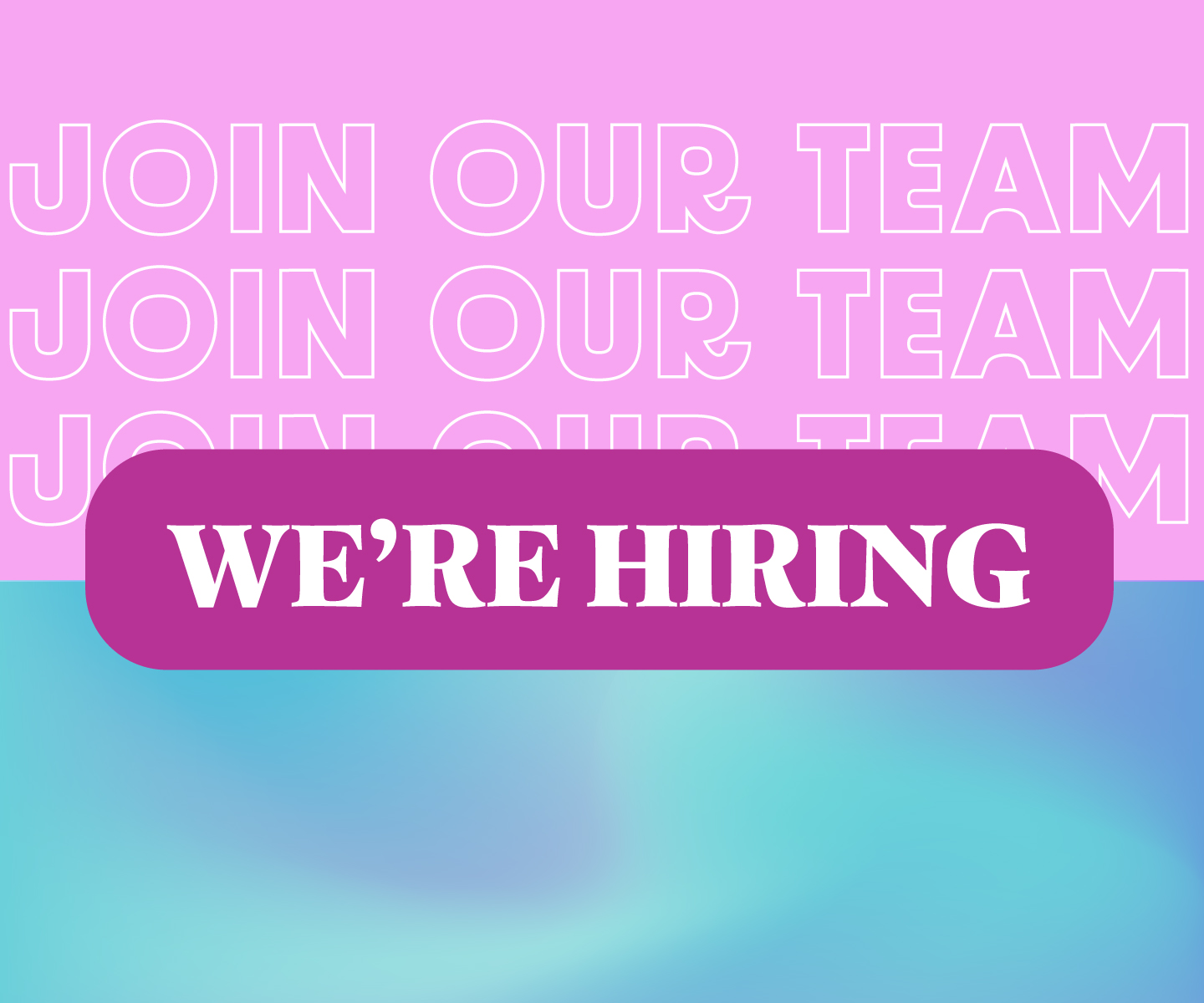 We're Hiring!