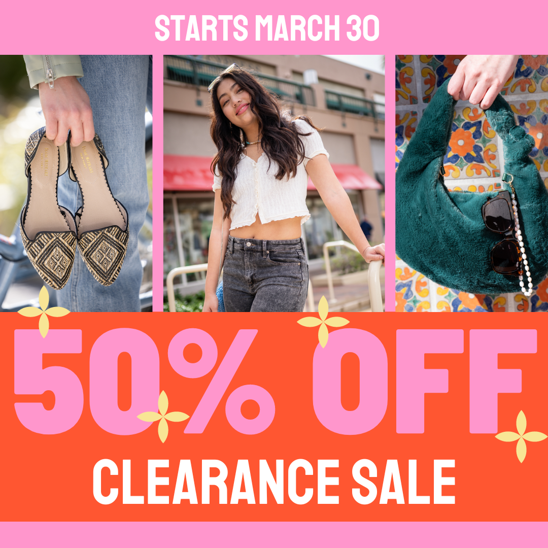 50% Off Clearance