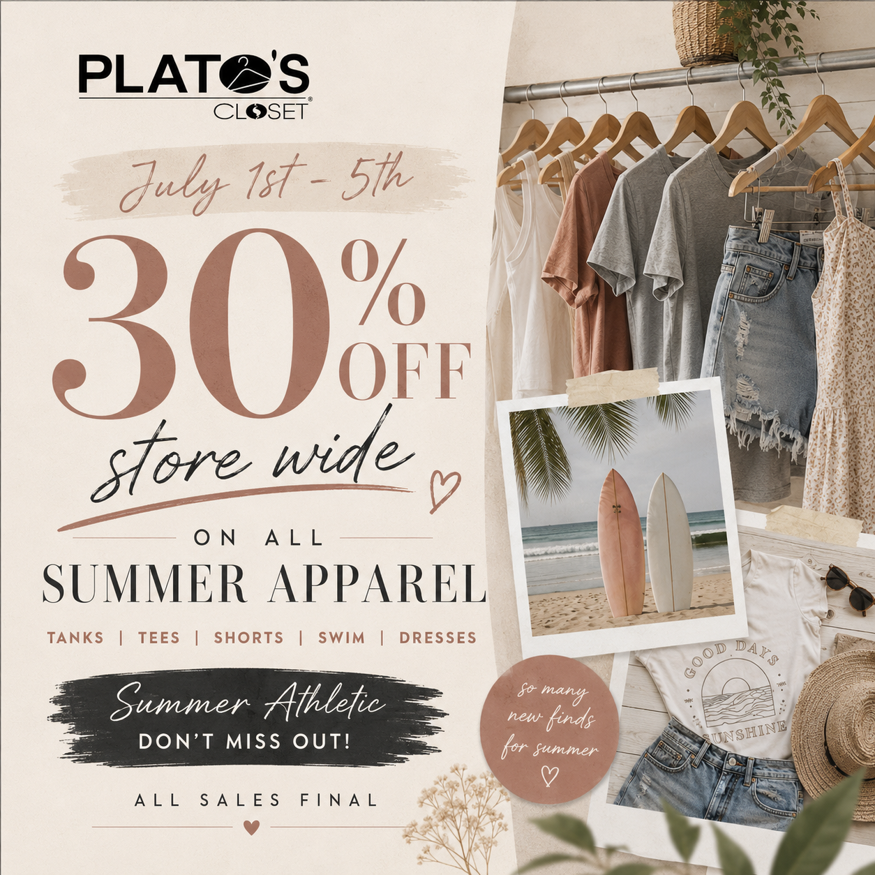 30% OFF SUMMER