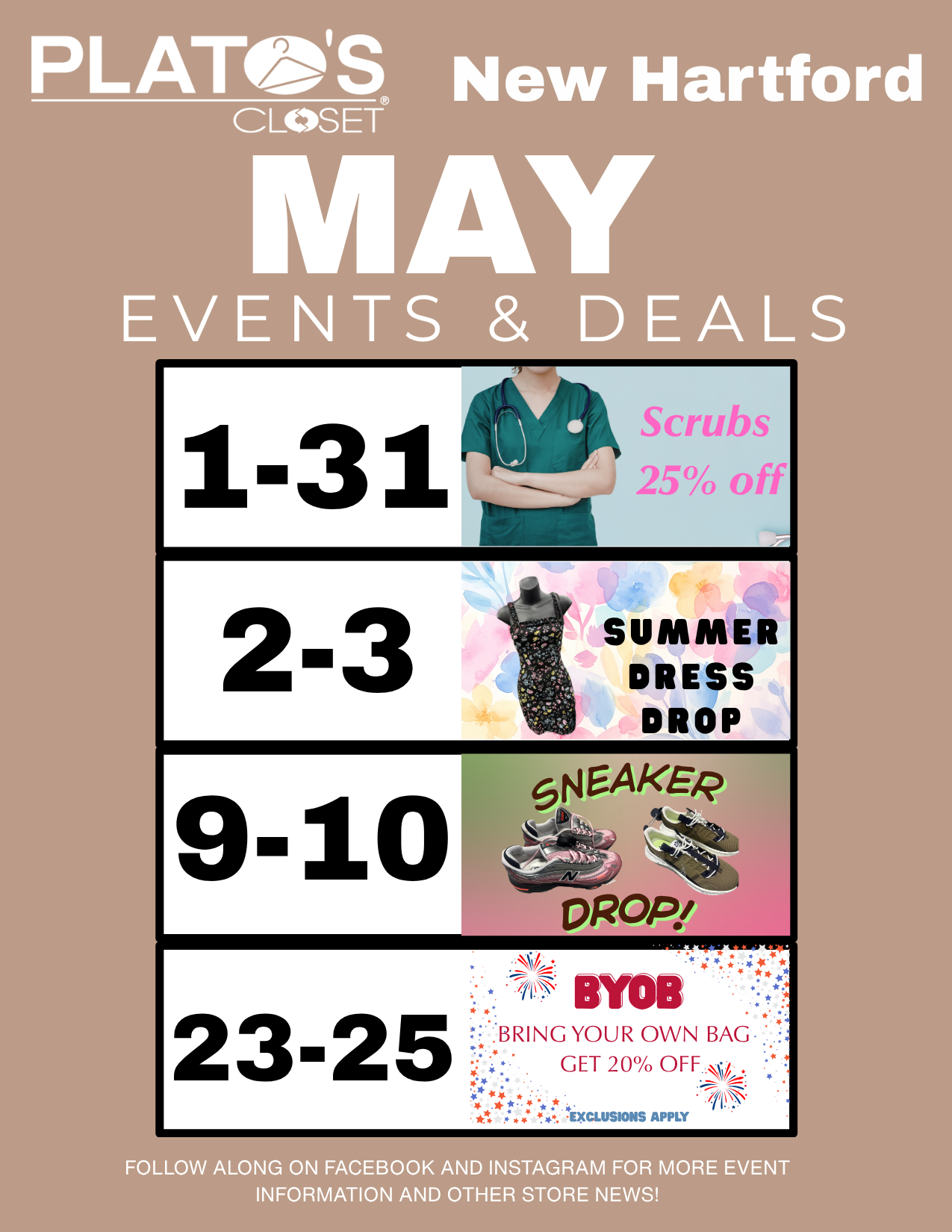 Here’s our next events!