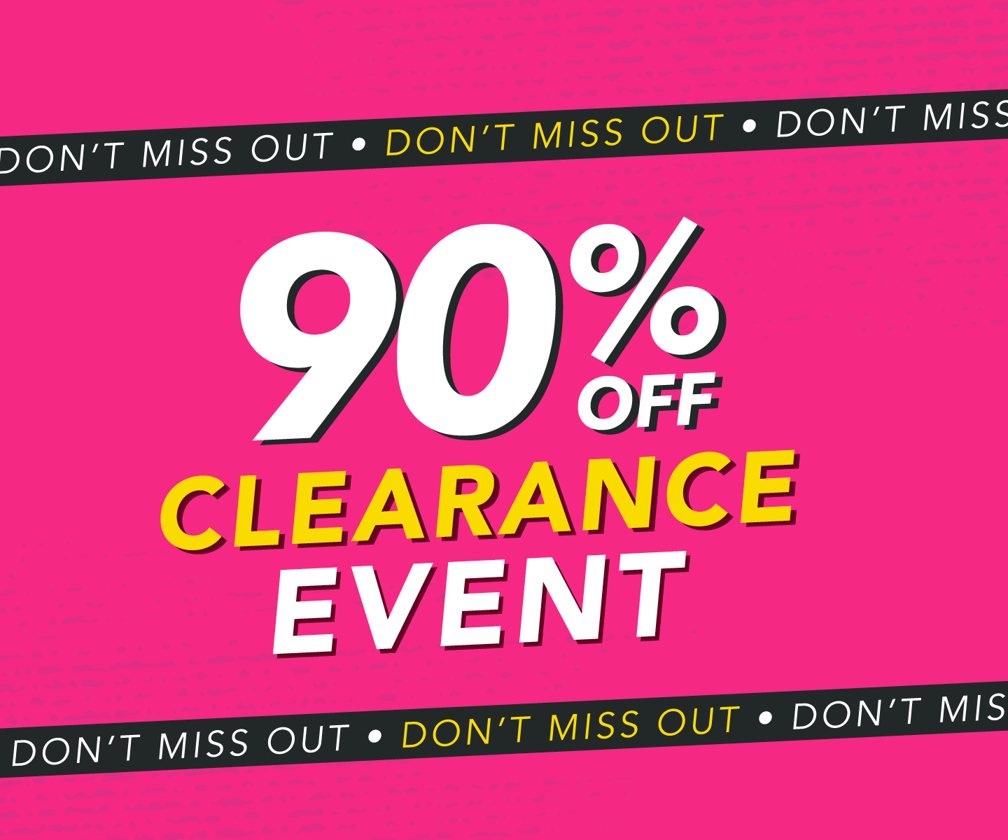 90% OFF Clearance