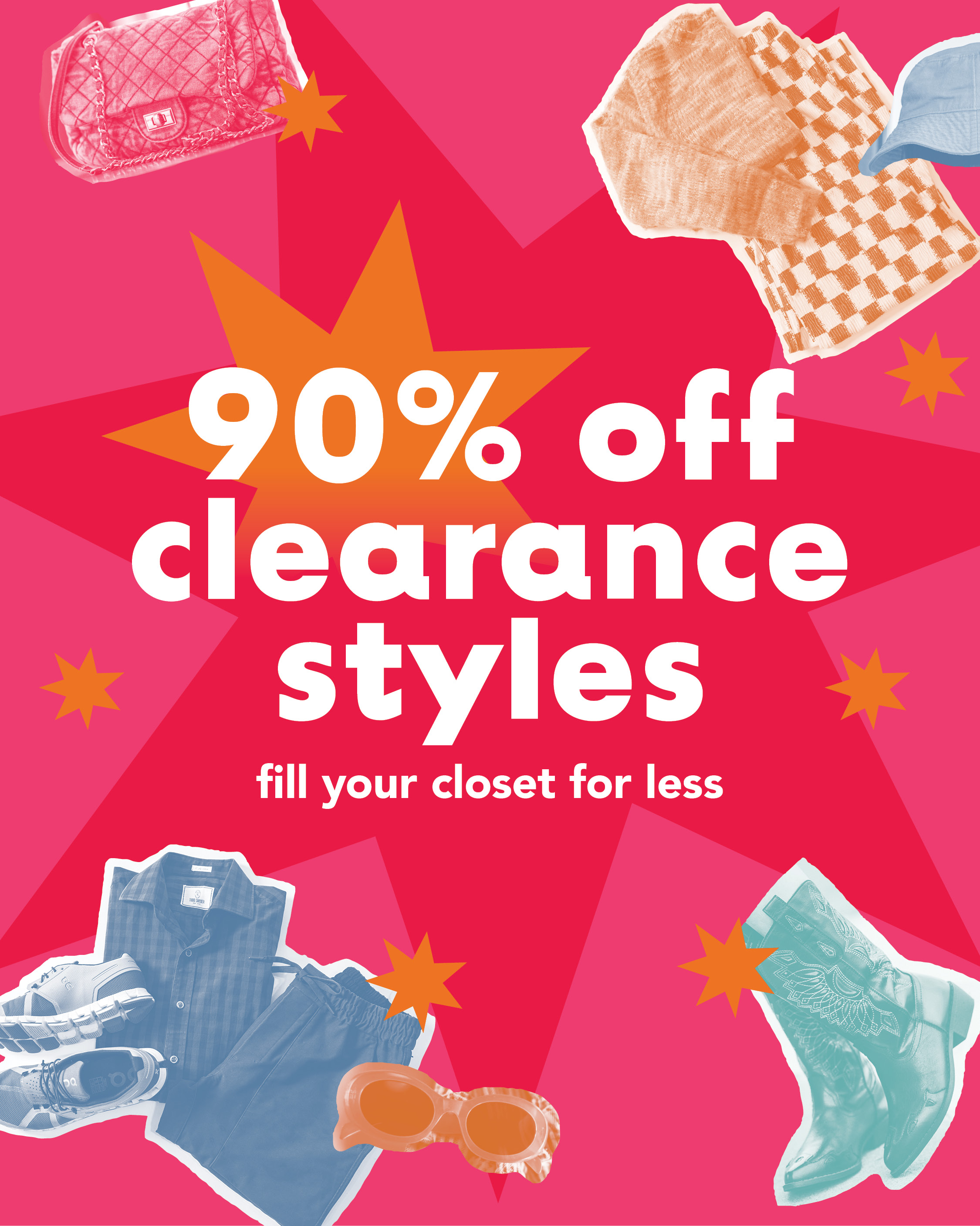 90% off clearance