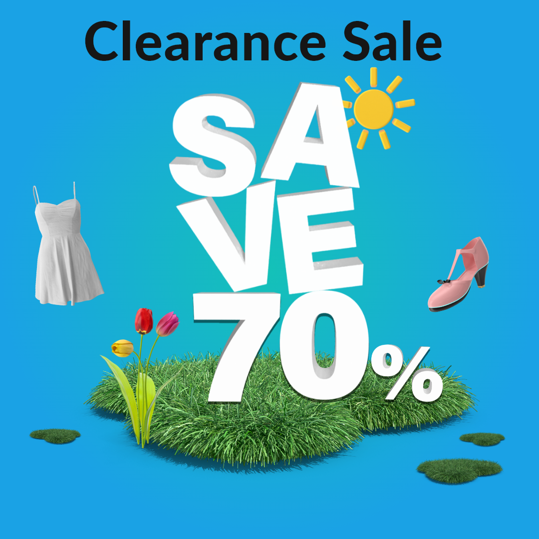 70% off clearance until April 24