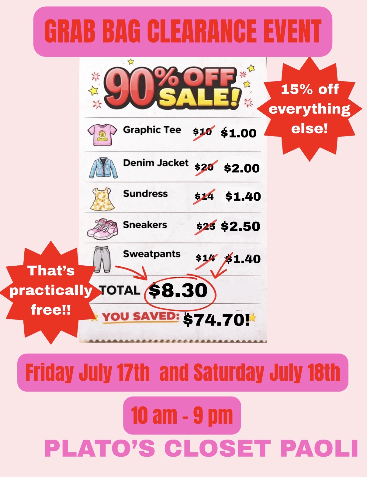 Grab Bag Clearance