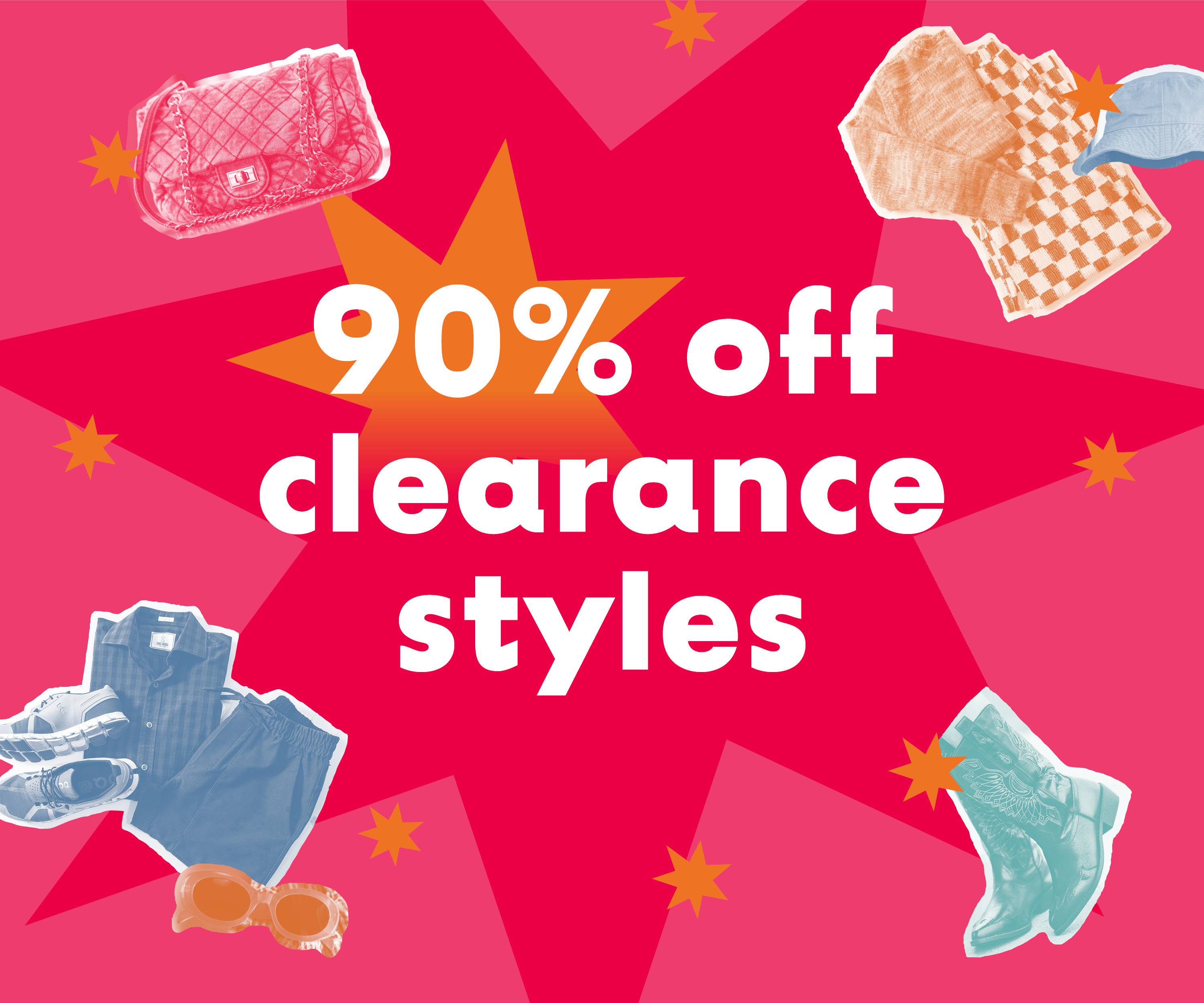 90% OFF CLEARANCE IS HERE!