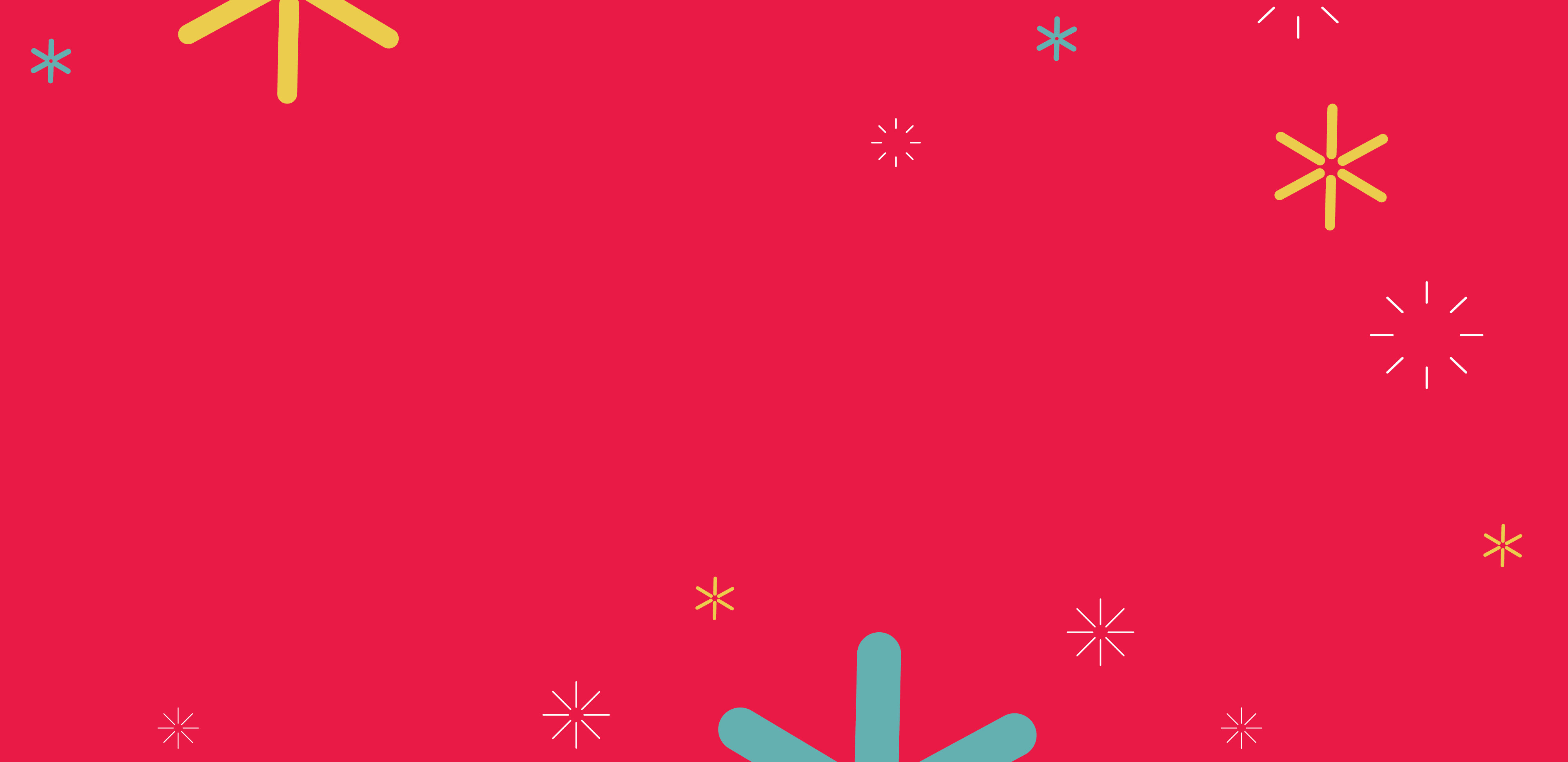 Red background with stars