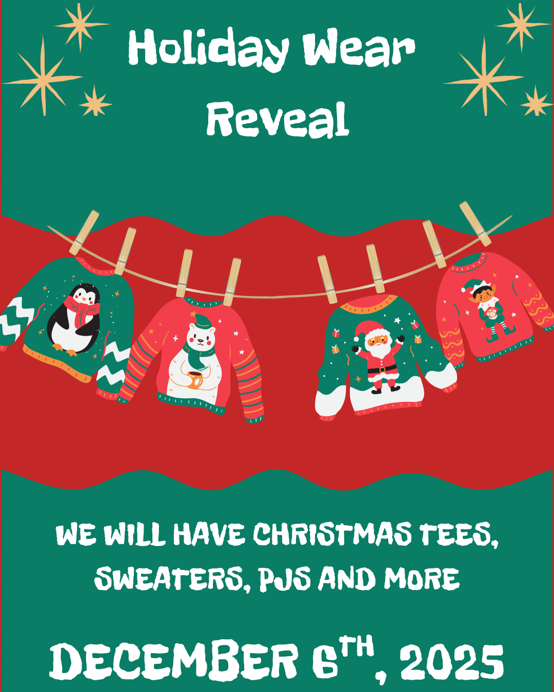 Shop our Christmas Apparel