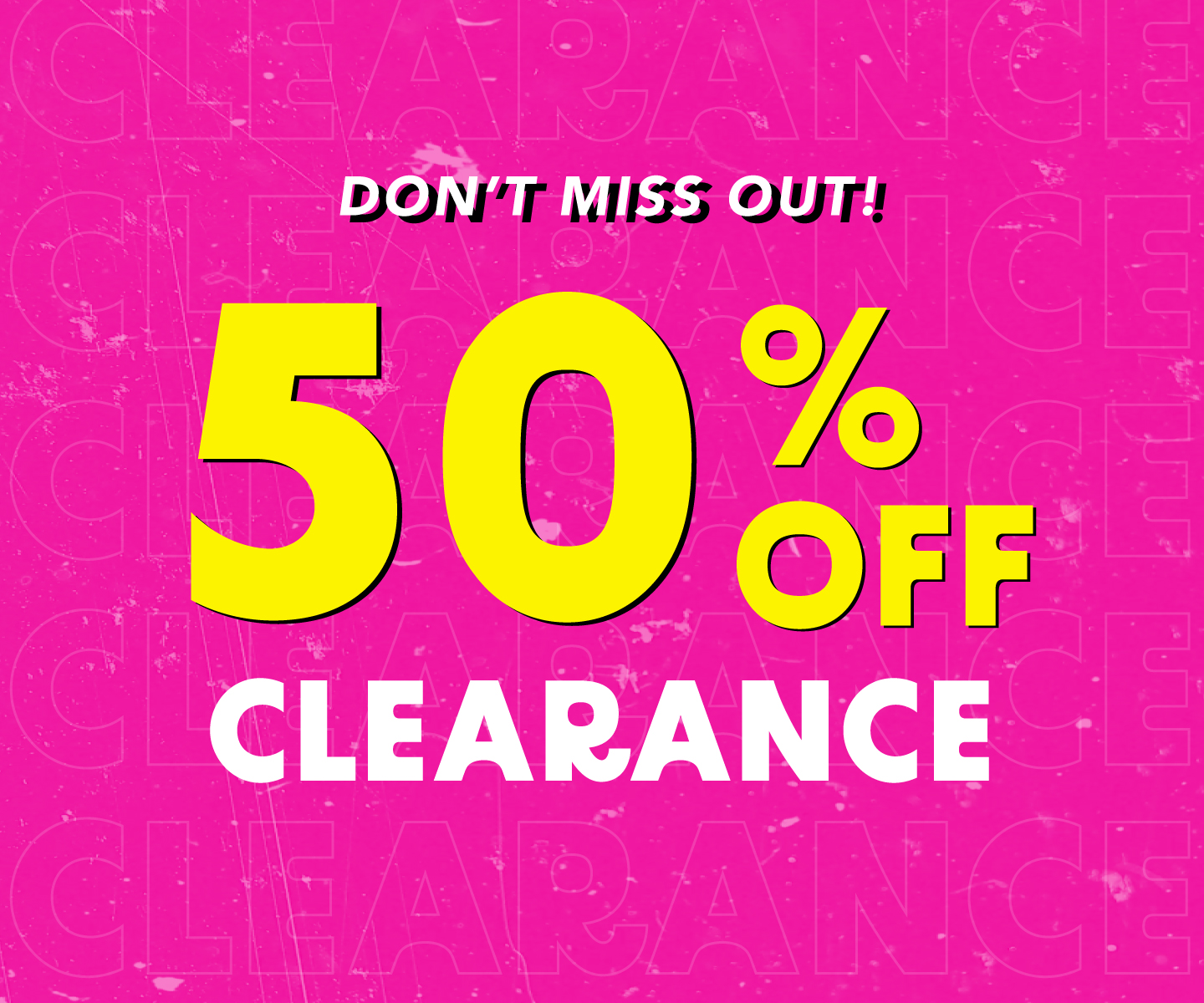 50% off clearance clearance
