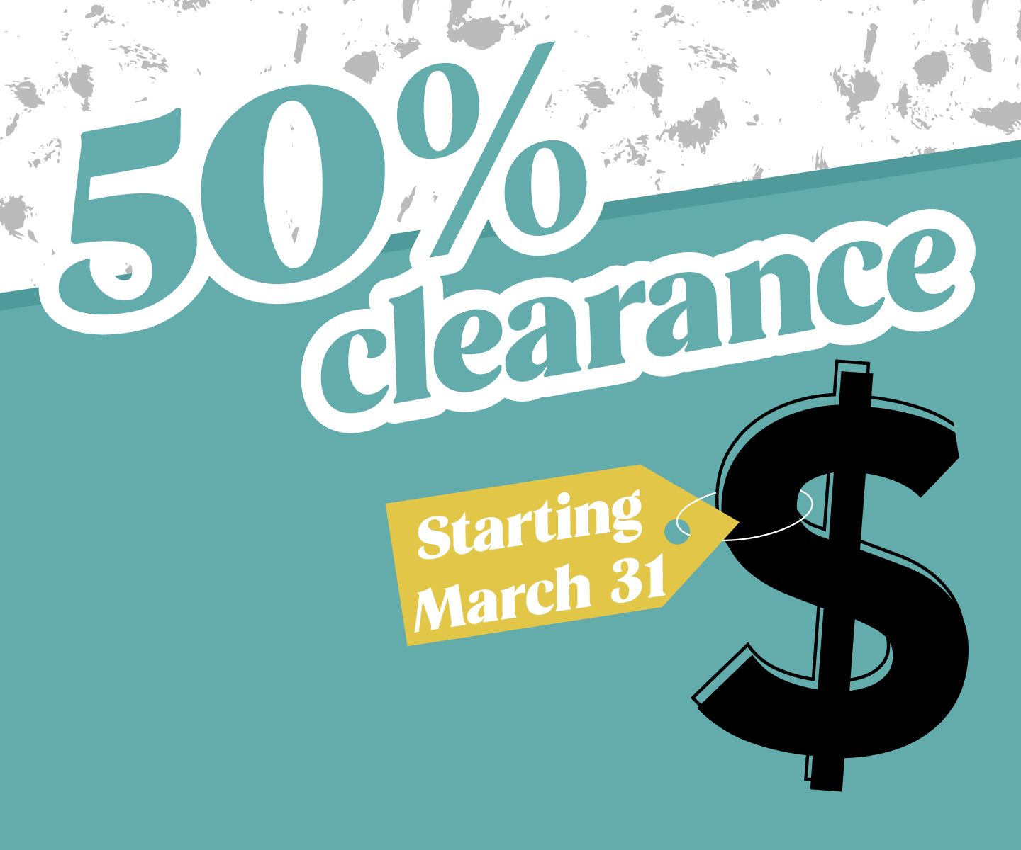 Shop 50% OFF Clearance