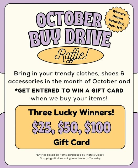 October Buy Drive