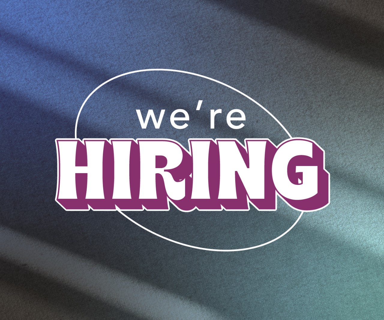 We're Hiring
