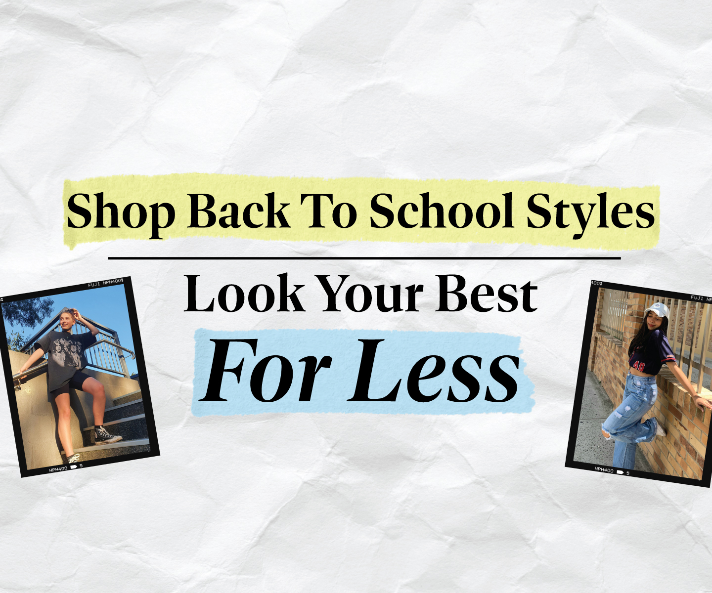 Shop back to school trends for less