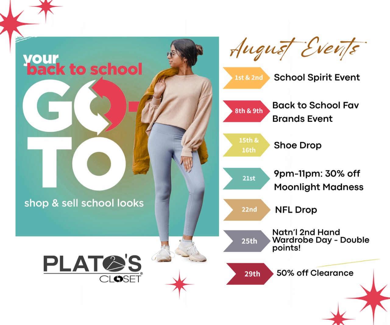 Don't miss out on our limited time events this August