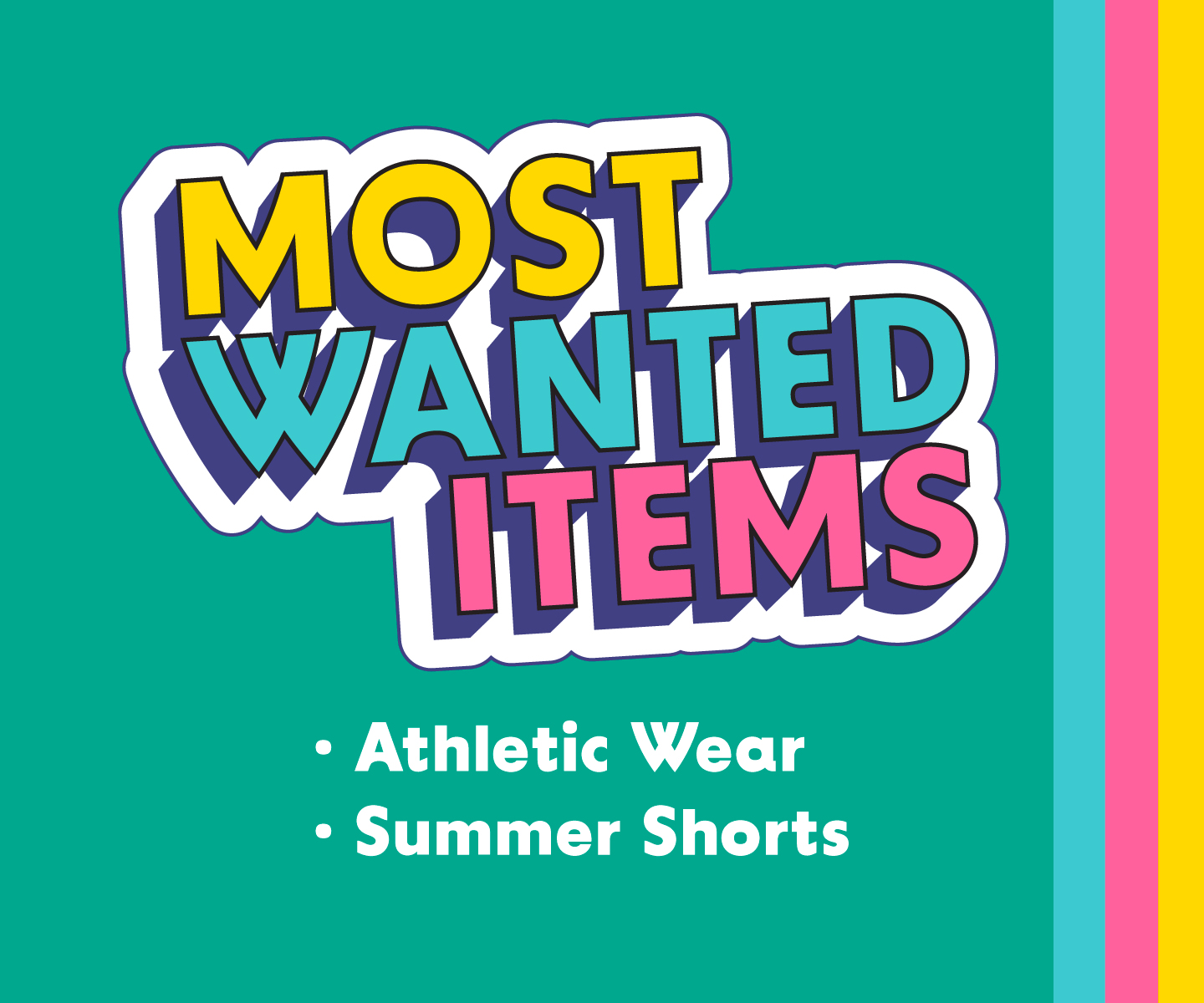 Get CASH for athletic wear and shorts!