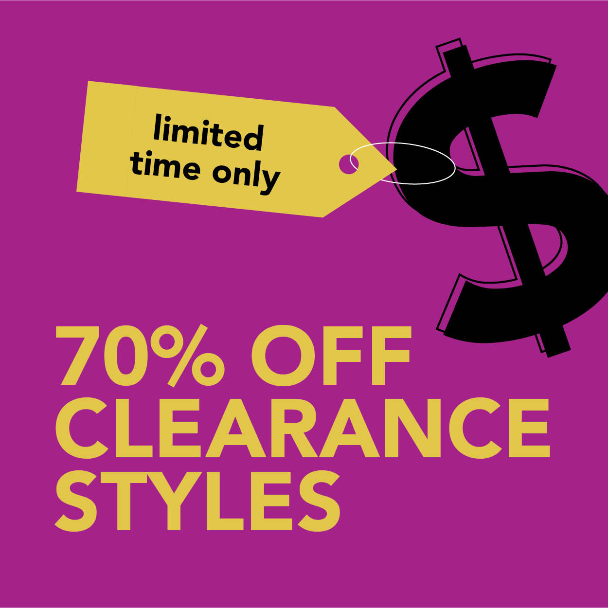 70% Clearance