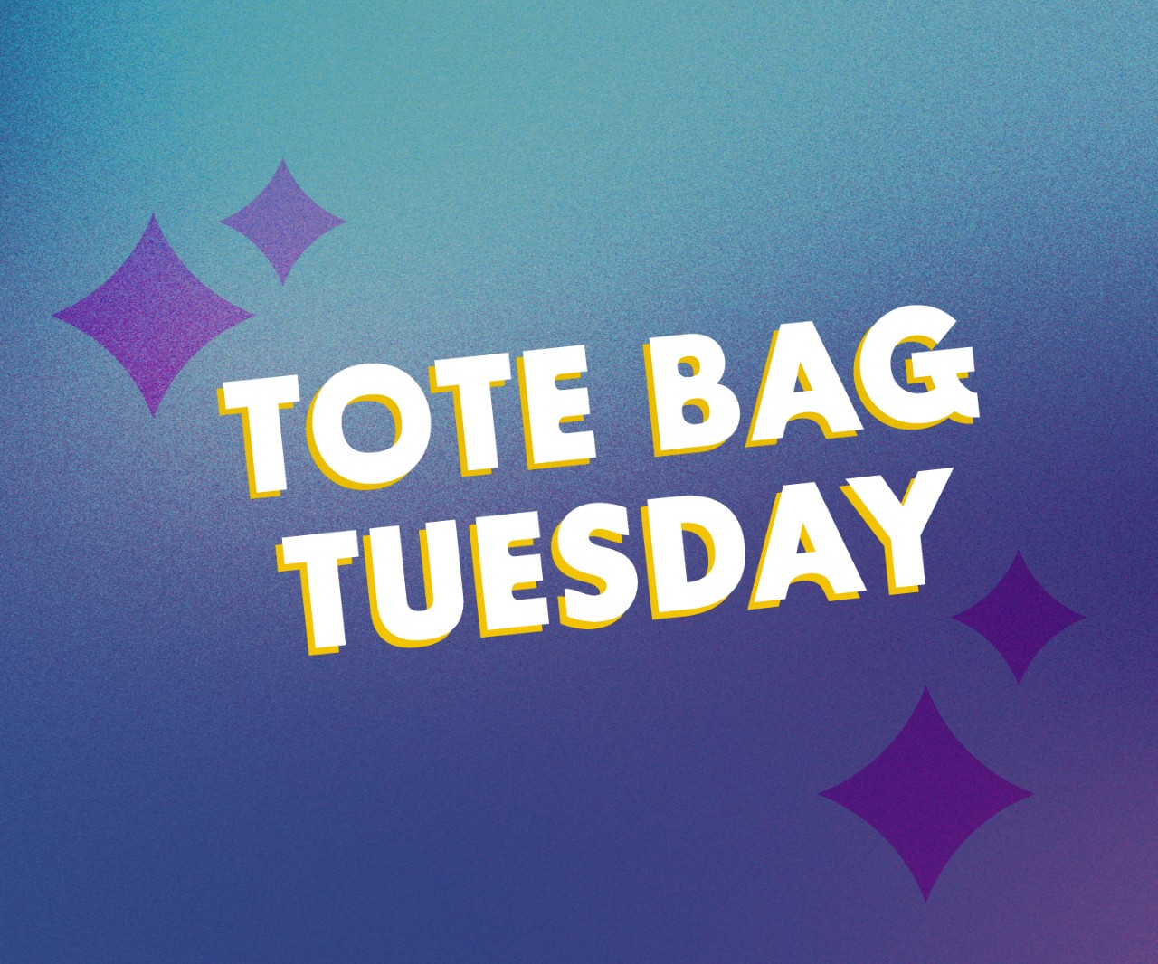 20% OFF Tote Bag Tuesdays