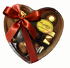 Heart Box Clear Lid 8 chocolates $23.50