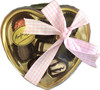 Heart Box Clear Lid 8 chocolates $23.50