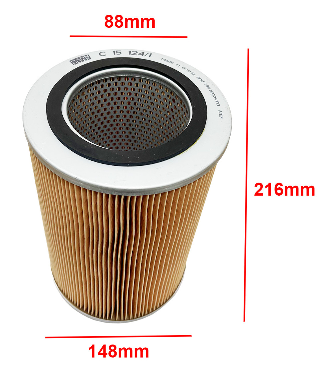 Genuine MANN Air Filter - C15124/1 for Vacuum Pumps