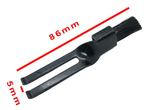 Replacement Hold Down Brush for Komori press, Replaces # 444-1665-00S, 86 mm x 15 mm