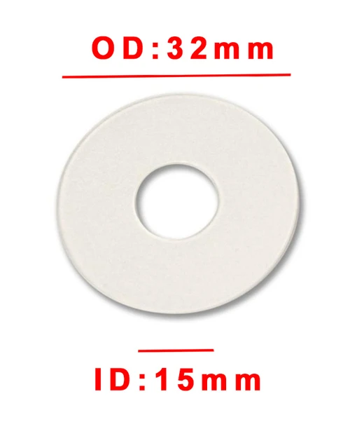 Bag of 25 Flat Suckers, 1-1/4" x 5/8" x Poly - Clear Polyester