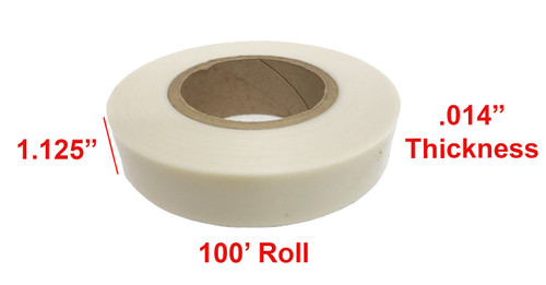 Containment Blade , Polyester, .014" thick x 1.125" x 100' Roll, Replaces Item C4101