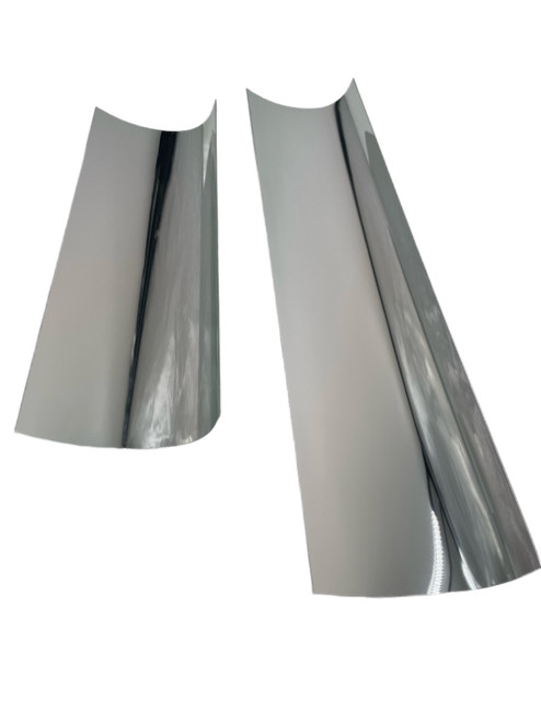 Replacement UV Chrome Reflectors for AMS UV system,  - 1 COMPLETE SET  - 11.8" Long 6PCS and  8.25" Long 2PCS TOTAL of 10 PCS