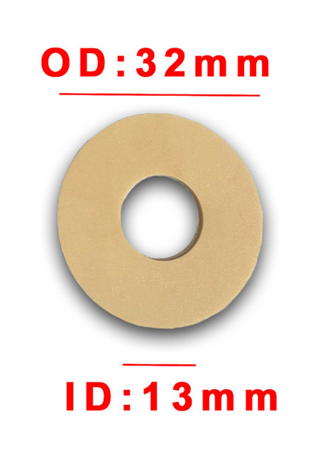Flat Tan Rubber Suckers, Replaces Heidelberg 66.028.406, Bag (25)