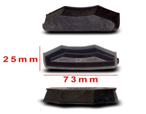 Replacement End Seals - Black Universal, Pkg (50) for TRESU D2/D1 Chamber