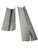 Replacement UV Chrome Reflectors for AMS UV system,  - 1 COMPLETE SET  - 11.8" Long 6PCS and  8.25" Long 2PCS TOTAL of 10 PCS