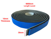 Replacement Sponge Belt for VEGA SIRIO 102 Folder Gluer Machine , 10mm x 30mm x 6600mm L - Sponge Conveyer Belt, Laced