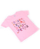 Children's pink Hebrew T-Shirt - Hebrew  Alef Beit cool design 