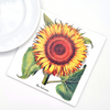 Sunflower illustration beautiful hot pot kitchen trivet for the home