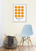 Jaffa oranges wall décor perfect wall hanging art 