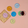 Aqua Bloom Rainbow Droplets Design Passover Seder Bundle  