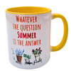 Whatever the question summer is the answer coffee mug