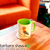 'Flights of Fancy': Hoopoe Bird of Israel Green Coffee or Tea Mug 