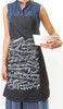 Musical Notes Apron (Black)