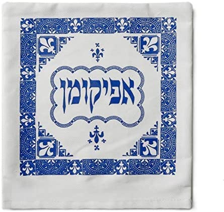 Barbara Shaw French Fleur-de-lis Ancient Tile Matza Cover and