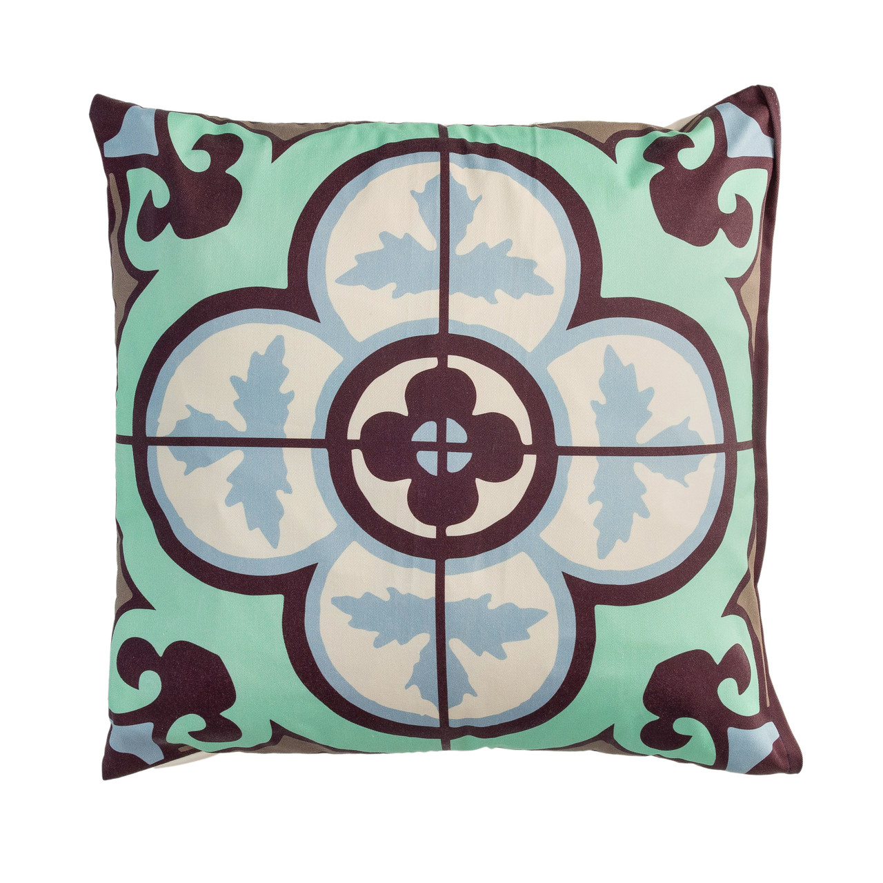 Flower Tile Cushion Cover - Thumbnail 2