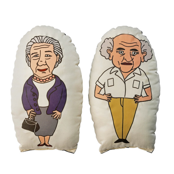 Ben Gurion and Golda Cushion Set