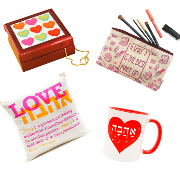 Love themed Mother's day gift box with Unique love themed Items 