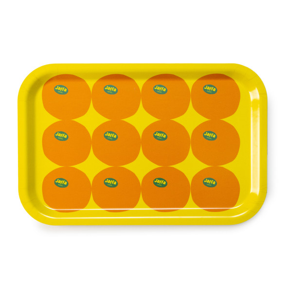Jaffa Oranges design printed wooden serving tray 