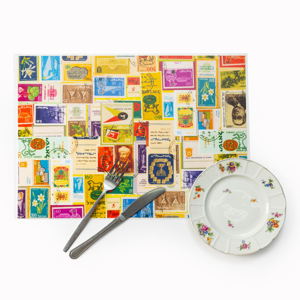 Stamps of Israel Placemat set of 2