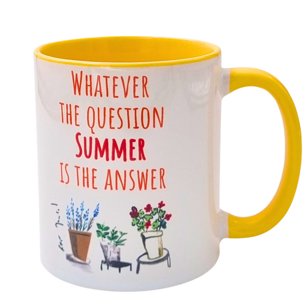 Whatever the question summer is the answer coffee mug